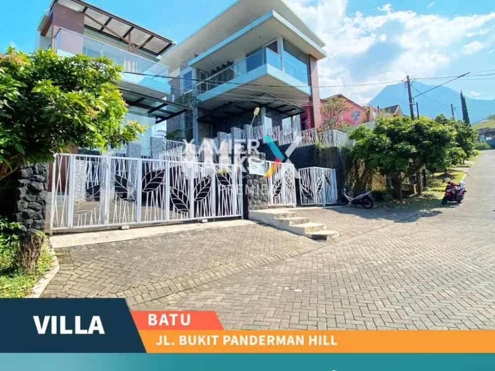 Dijual Villa Full Furnish Dekat BNS di Panderman Hill Batu Malang