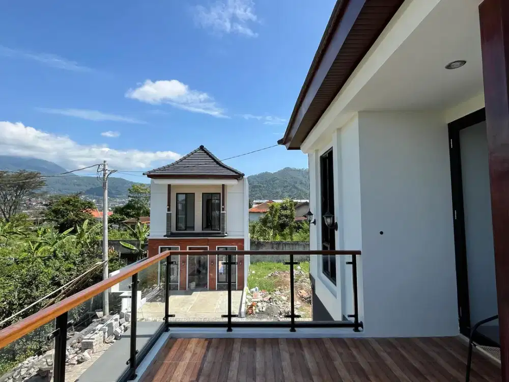 Villa modern konsep jawa dekat jalan raya/ 2 menit dari alun alun batu