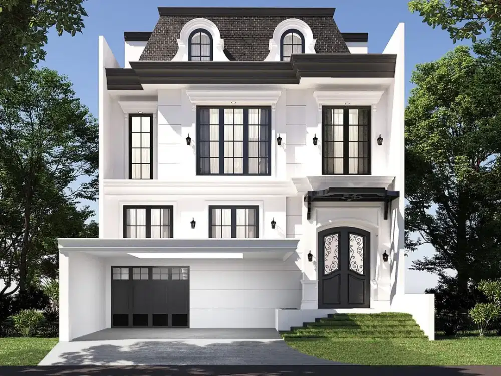 Rumah Gress 3 Lt American Minimalis Lux Pakuwon Indah