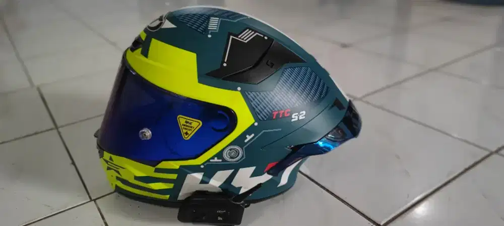 HELM KYT TTC S2 Full Set + Intercom Ejeas V6