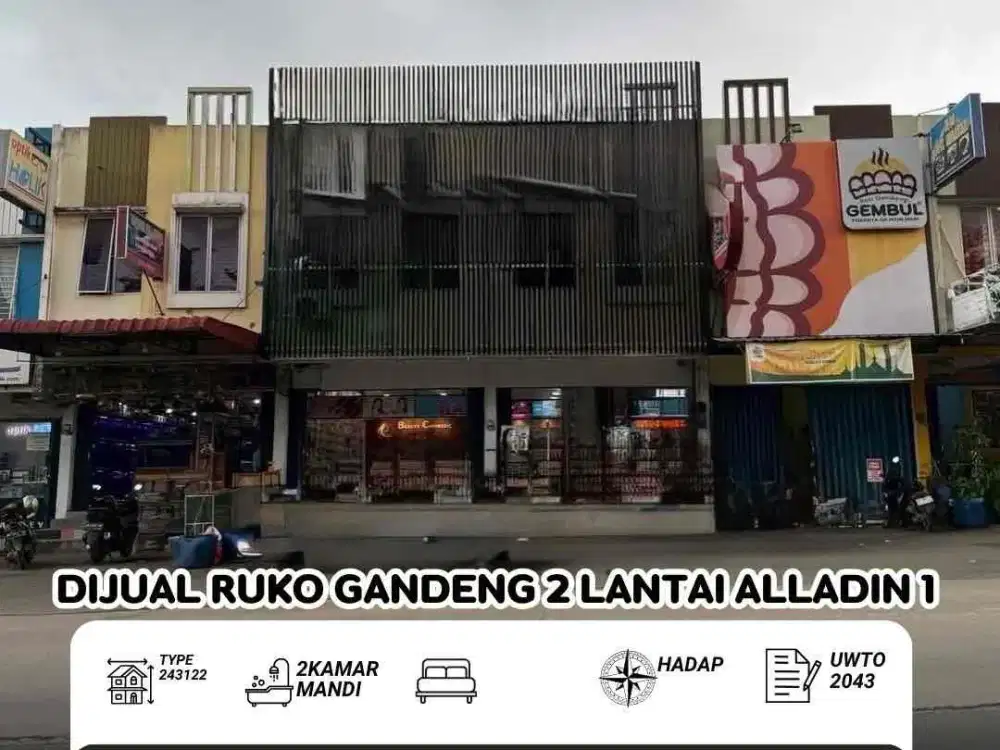 Dijual Ruko Gandeng Aladin Batam Center