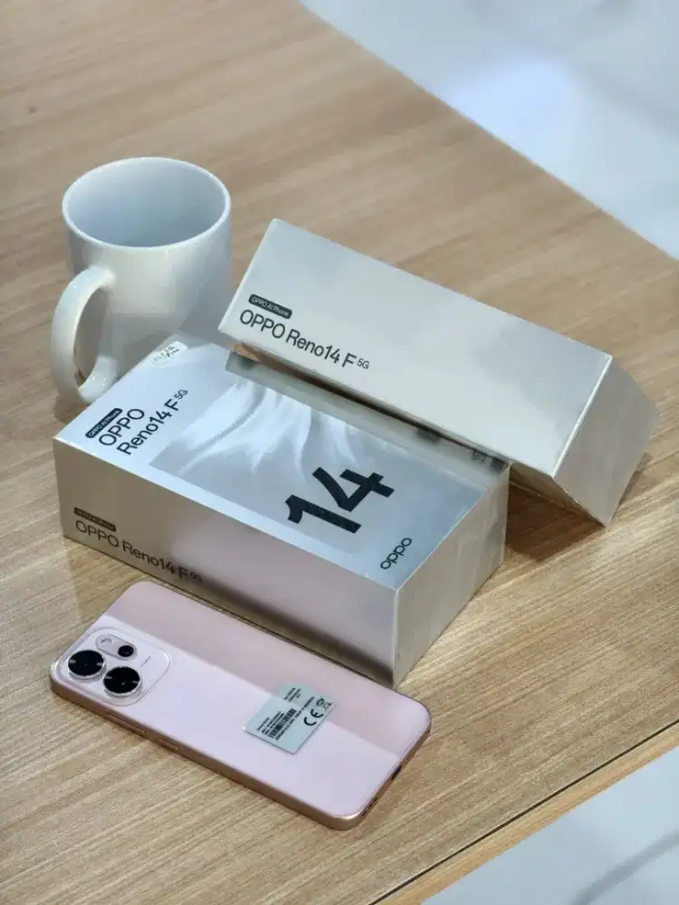 OPPO RENO 14F 5G PROMO AWAL BULAN DAPATKAN FREE ACCESSORIES