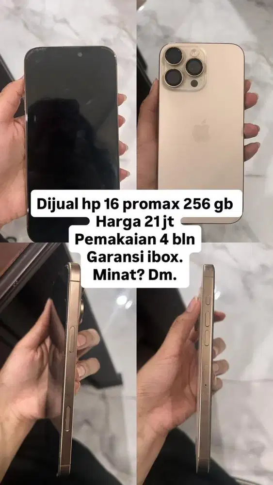 Iphone 16 pro max 256 gb