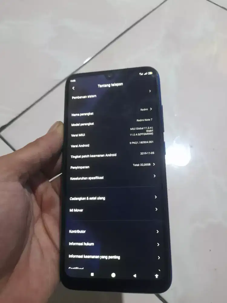 Redmi Note 7 Ram 3/32 Batangan Nominus