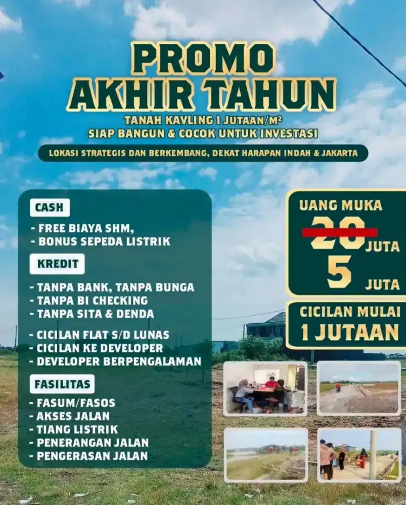 Tanah Kavling Murah