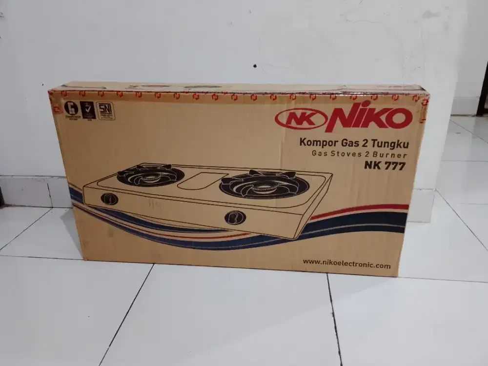 Kompor Niko 2 Tungku Kondisi Baru