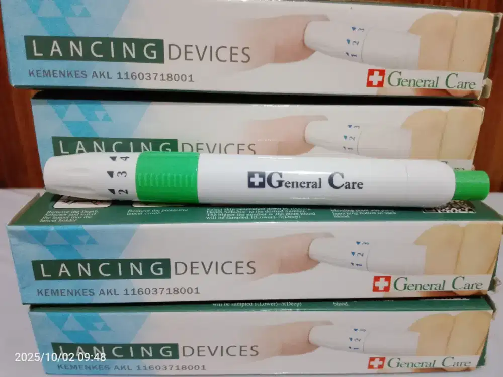 Pen Bekam Sampling Darah Pvc General Care berizin edar AKL resmi
