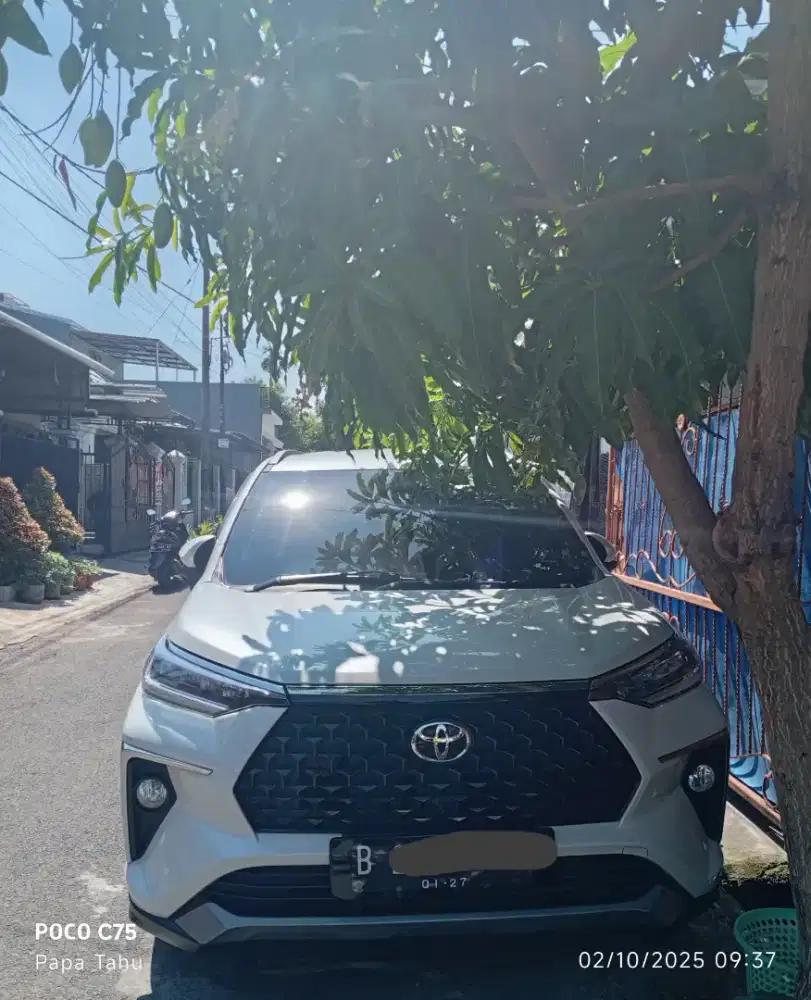 Toyota Veloz Putih Bensin Matic 2022/AT