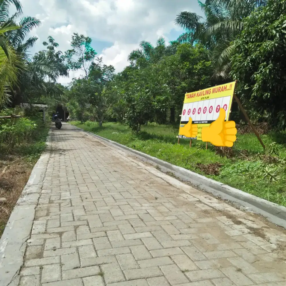 Dijual Cepat Tanah darat Strategis lebar 9X10m Cuma 29juta