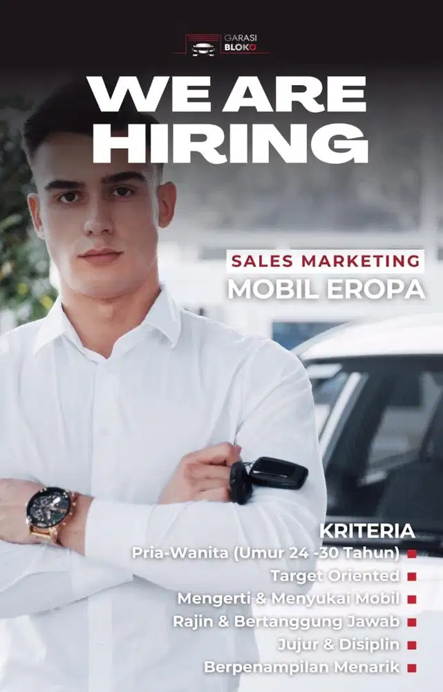 Lowongan Kerja Sales Marketing Mobil Eropa