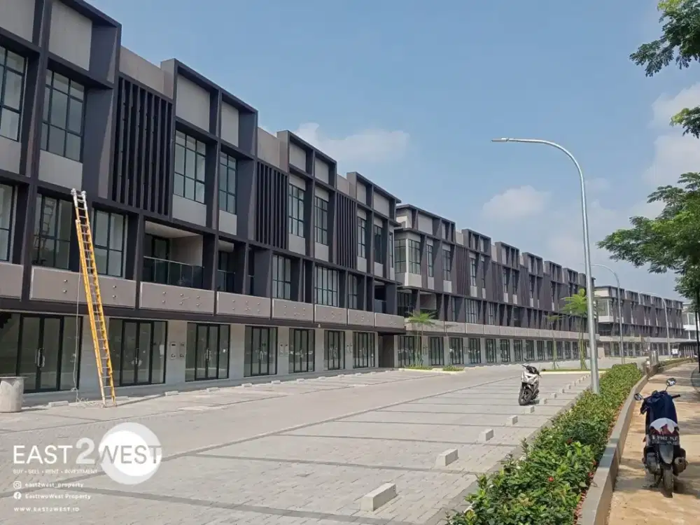 Sewa Ruko Enchante Business Park BSD City Tangerang Unit Baru Lokasi Nyaman Sangat Strategis