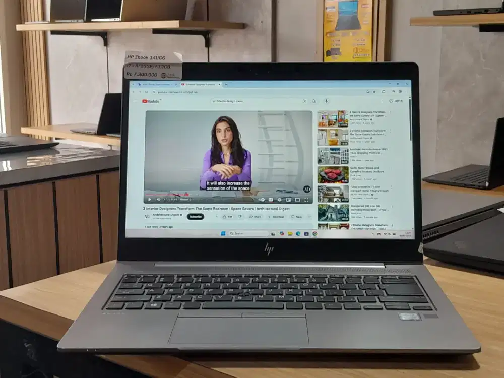 Laptop seccond kondisi masih mulus HP ZBOOK 14 UG6 RAM 16 GB + VGA