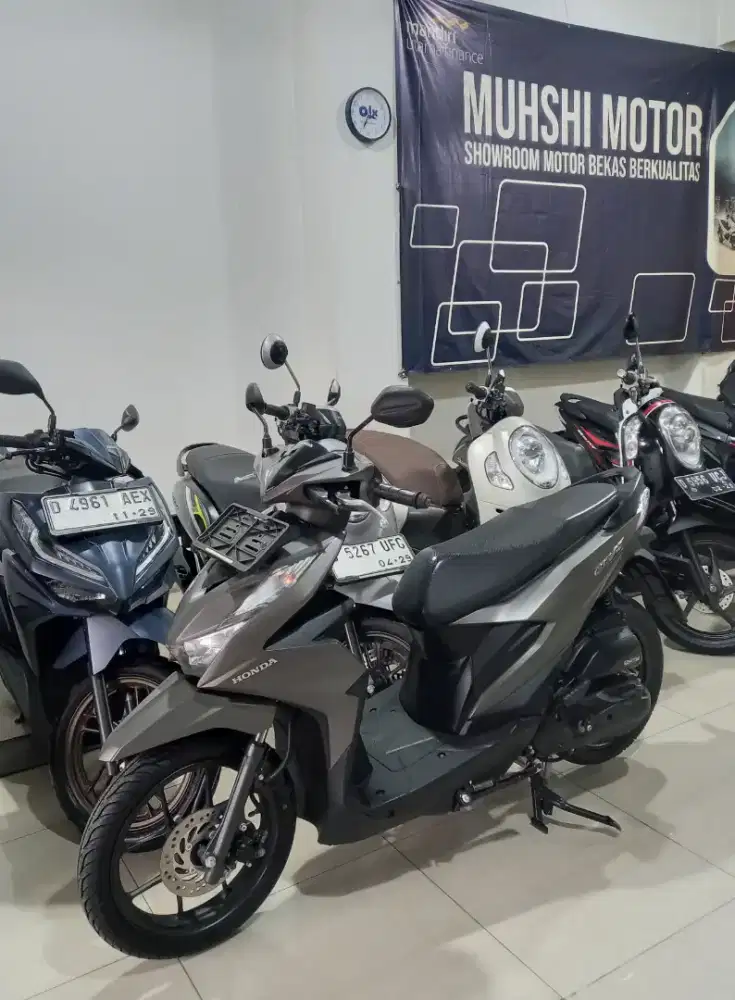 BEAT DELUXE CBS ISS 2024, SEPERTI BARU KM 9 RIBU, MUHSHI MOTOR