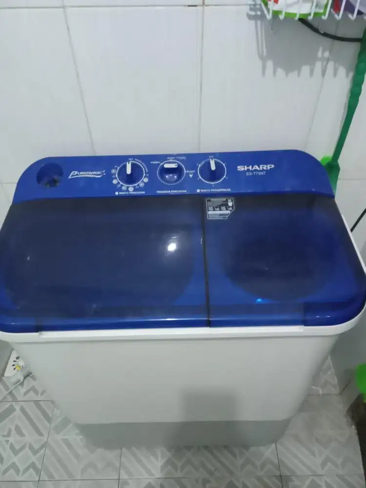 Mesin Cuci 2 Tabung Sharp 7 Kg – Kondisi Bagus