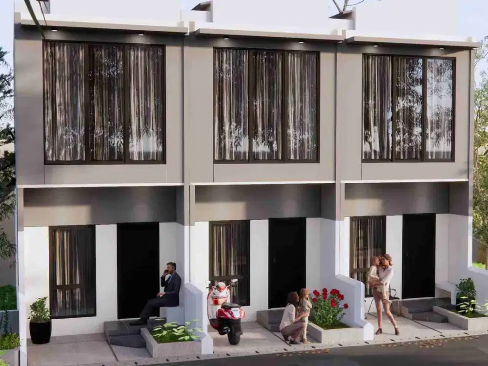 Rumah minimalis modern terbaru elegant.