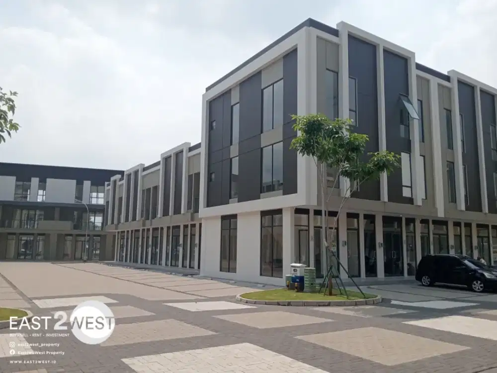 Jual Ruko Verona Junction Gading Serpong Tangerang Unit Baru Posisi Hook Sangat Strategis