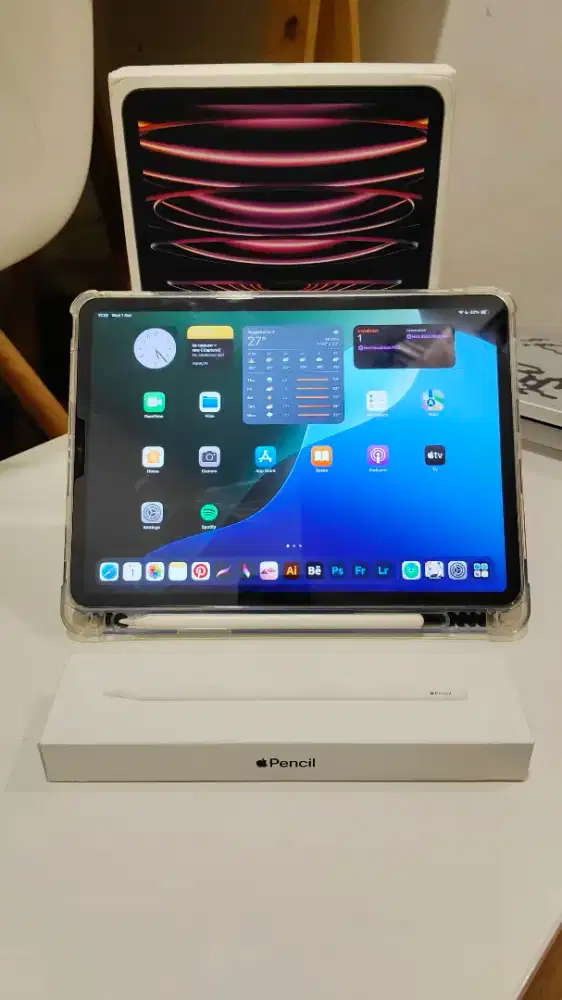 iPad 11 inch M2 (4th Gen) 128 gb Wifi + Apple Pencil 2
