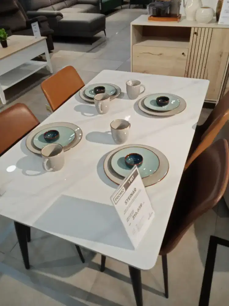 1 SET MEJA MAKAN 140×80×75