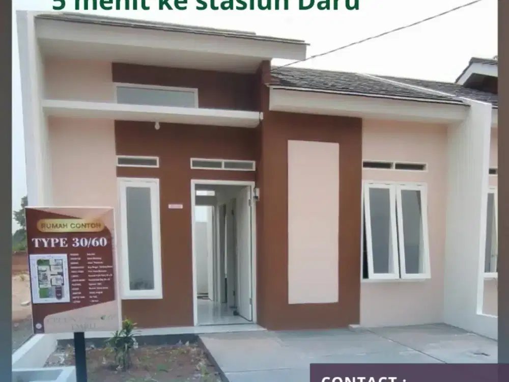 Rumah murah Tangerang cuma 5 menit ke Stasiun Daru