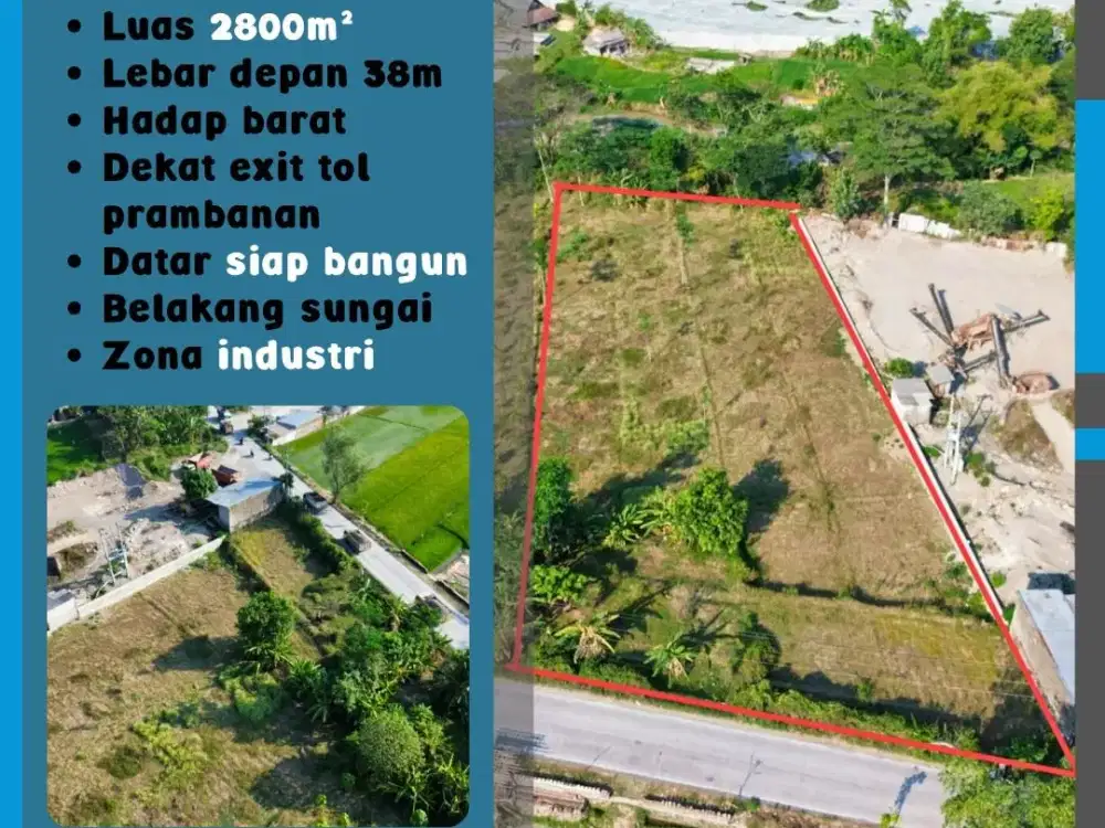Tanah Zona Industri Gondang Klaten