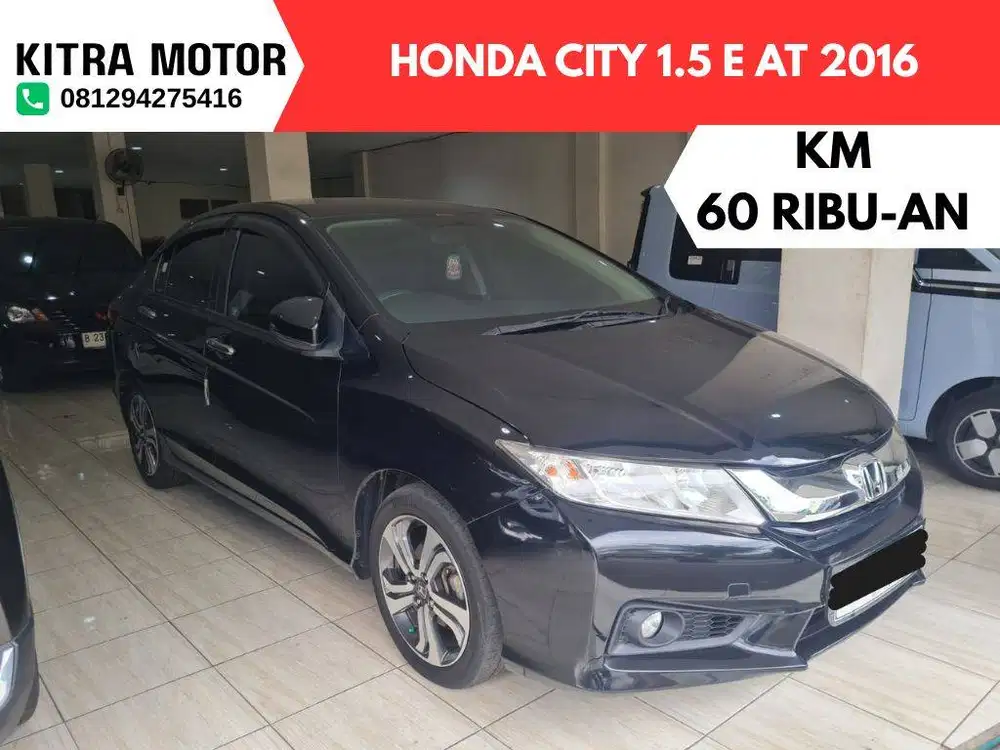 KM 60 RIBU-AN Honda City E MATIC 2016