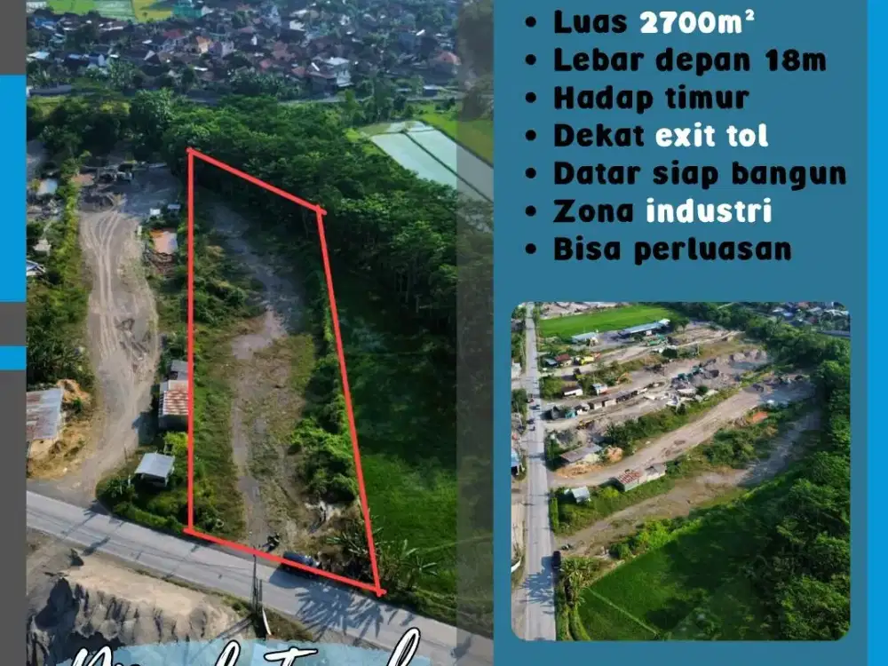 Tanah Zona Industri Basin Gondang