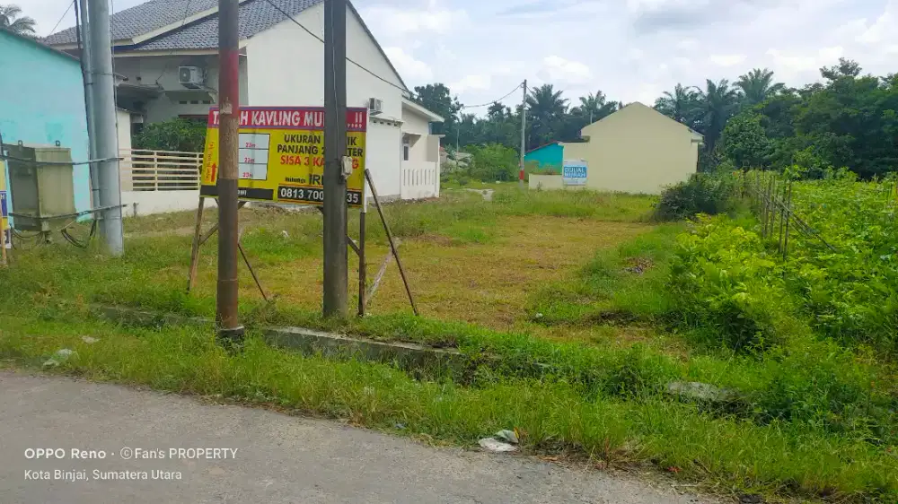 Dijual Cepat Tanah darat Strategis Jl.Sawi Kota Binjai