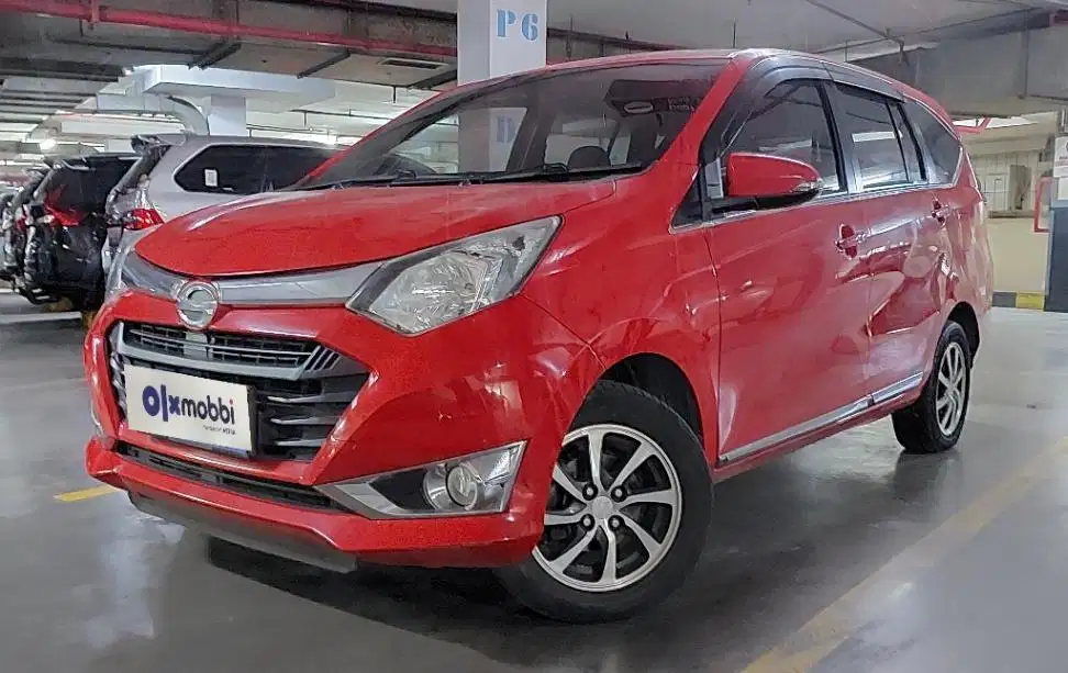 TDP 5,JT Daihatsu Sigra 1.2 R Deluxe Bensin-AT Merah 2016