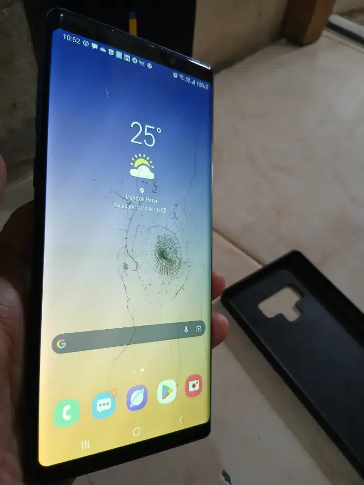 Samsung not 9  ram 6  128gb hp dus kepala carjer aja