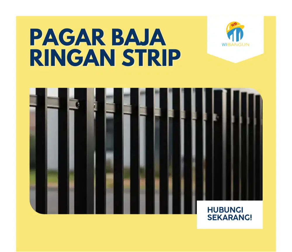 PAGAR BAJA RINGAN MOTIF STRIP