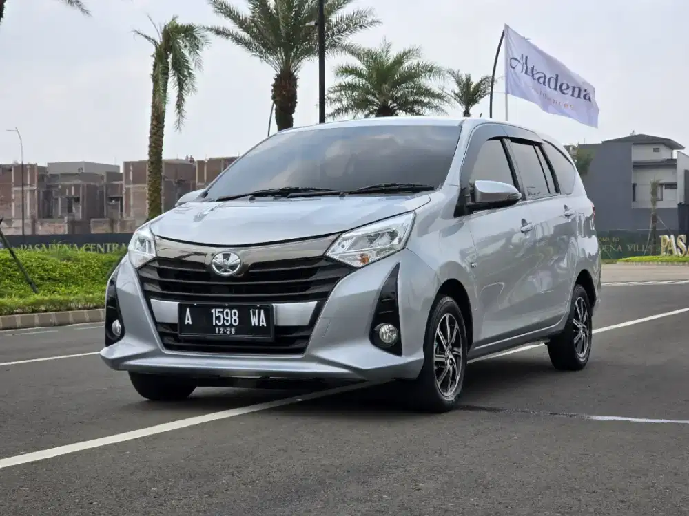 Toyota Calya G Automatic 2021 Bensin Silver Super Mulus Siap Pakai