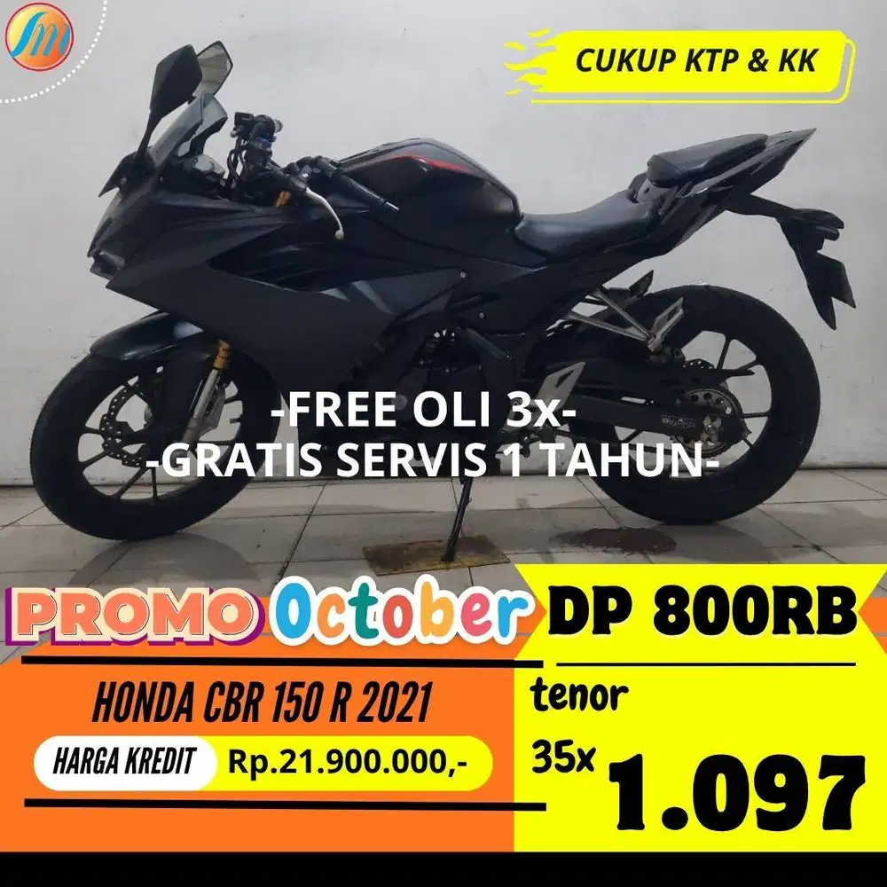 HONDA CBR 150R 2021 DP KREDIT CUMA 800RB ANGSURAN TERJANGKAU PAJAK ON