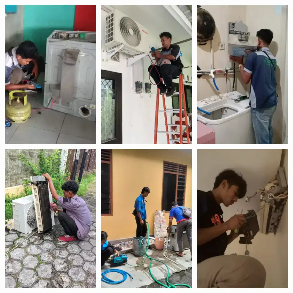 JASA SERVICE DISPENSER MESIN CUCI WATER HEATER AC KULKAS DLL ONLY