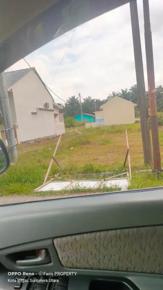 Tanah Darat Strategis Binjai lebar 9X23m Jl.Sawi kota binjai
