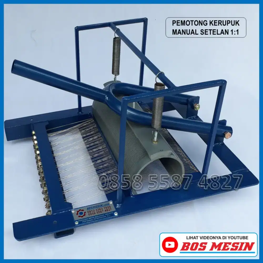 Pemotong Kerupuk Manual Model Baru Set 1:1