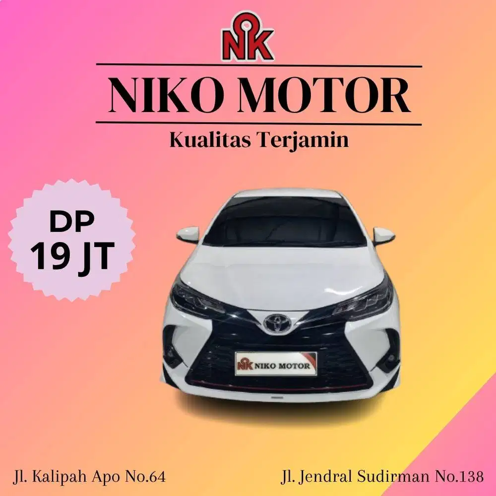 (ANTIK KM40RB) YARIS 1.5 S TRD SPORTIVO FACELIFT 7 AIRBAG 2020 AT