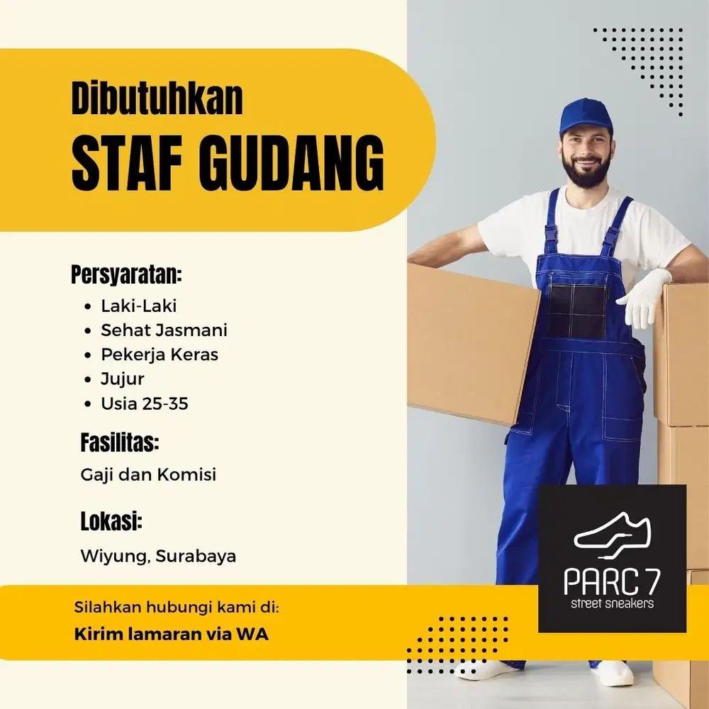 Lowongan Staf Gudang