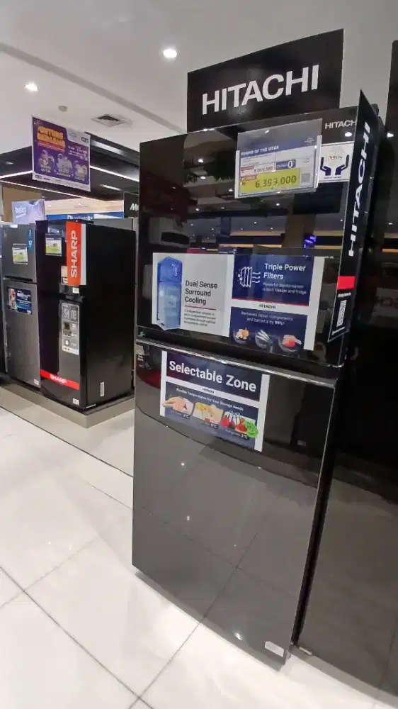 KULKAS HITACHI REFRIGERATOR 2DOOR
