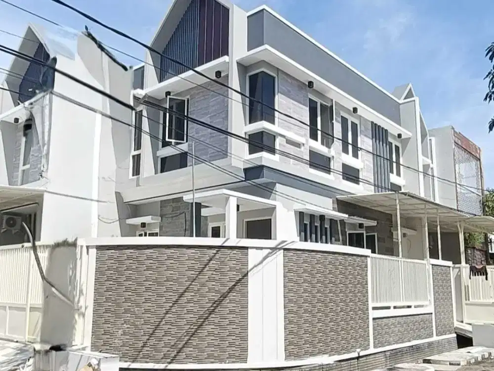 Jual Rumah di Tenggilis Model Scandinavian dekat Raya Prapen