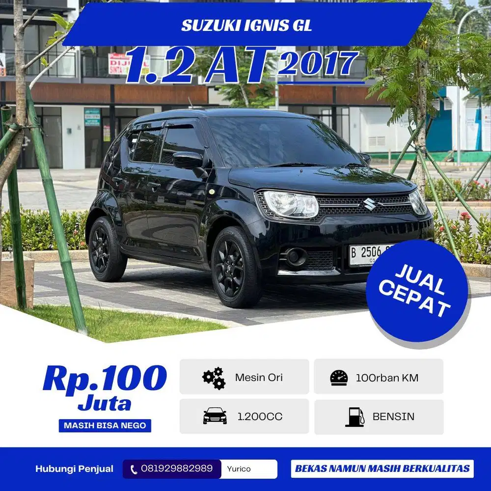 [7JT bawa pulang] Suzuki Ignis GL AT 2017