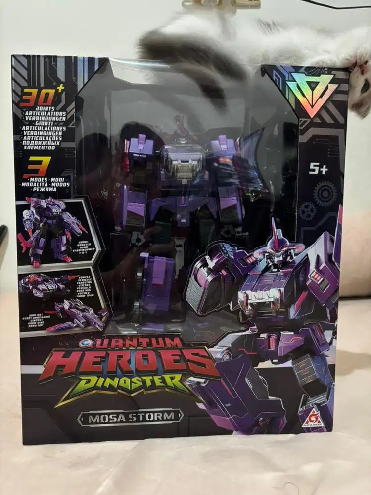 Mainan robot Quantum heroes Dinoster