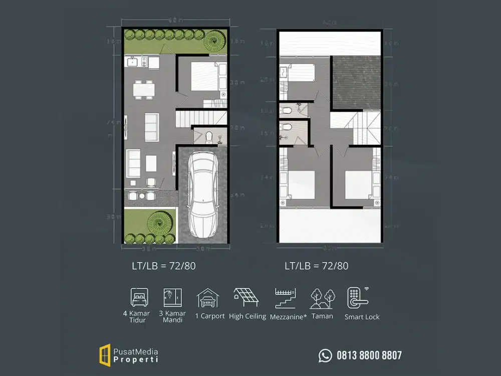 Rumah Dijual di Kukusan Depok Lokasi Premium 550m Tol