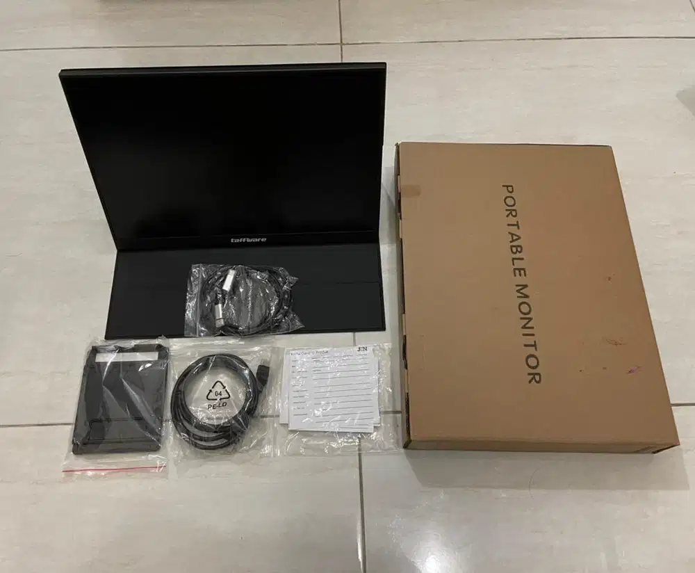 Monitor Portable Taffware 16 inch Fullset original mulus
