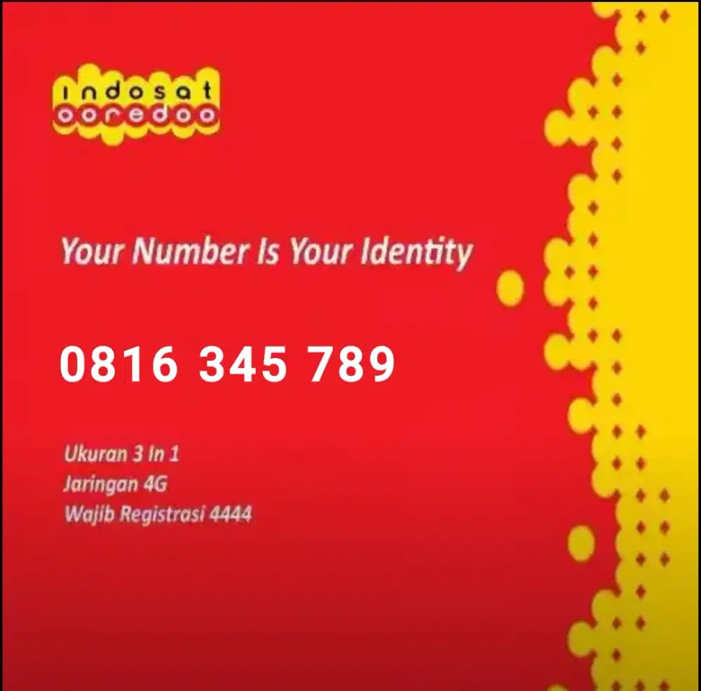 DIJUAL HOKI!!! Nomor Cantik Indosat VIP