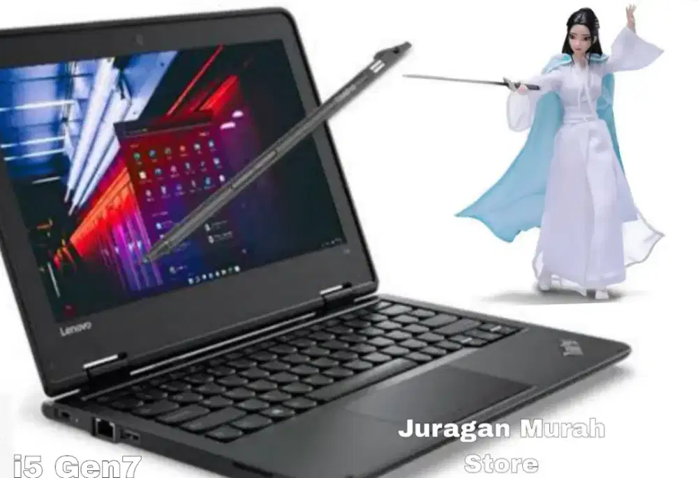 Lenovo Yoga i5 Gen7 8/128 SSD lengkap stylush