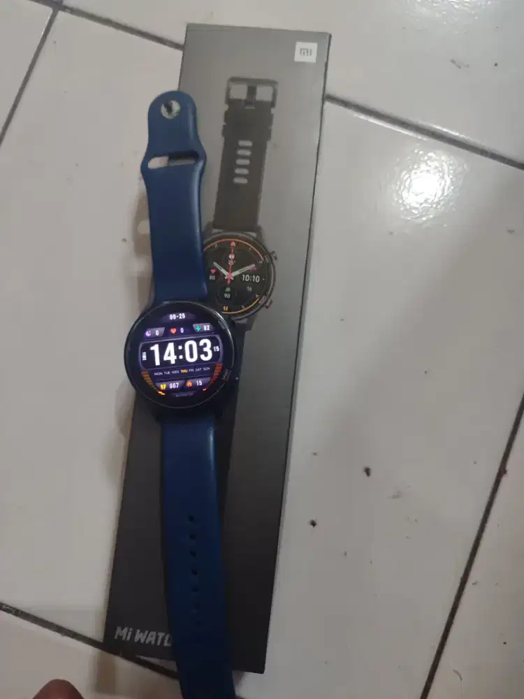 Jual BU xiaomi miwatch s1, fulset, gps ,amoled,aod