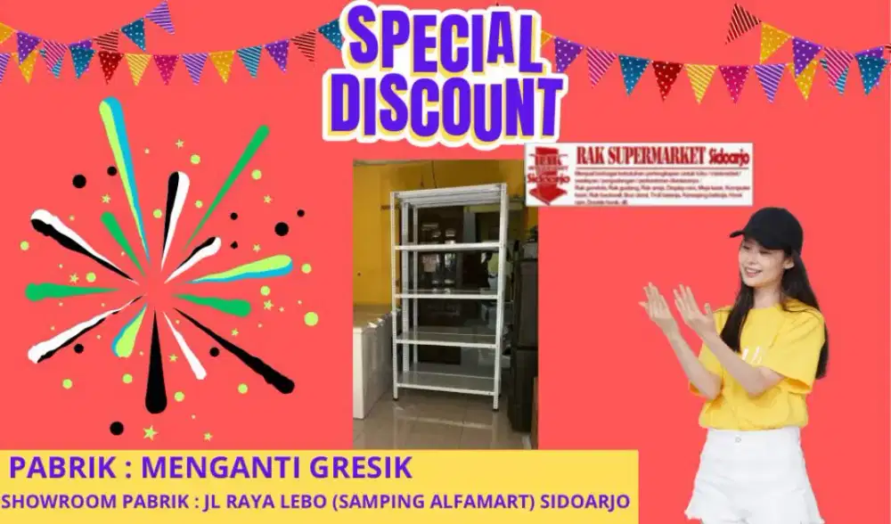 Rak siku lubang minimarket