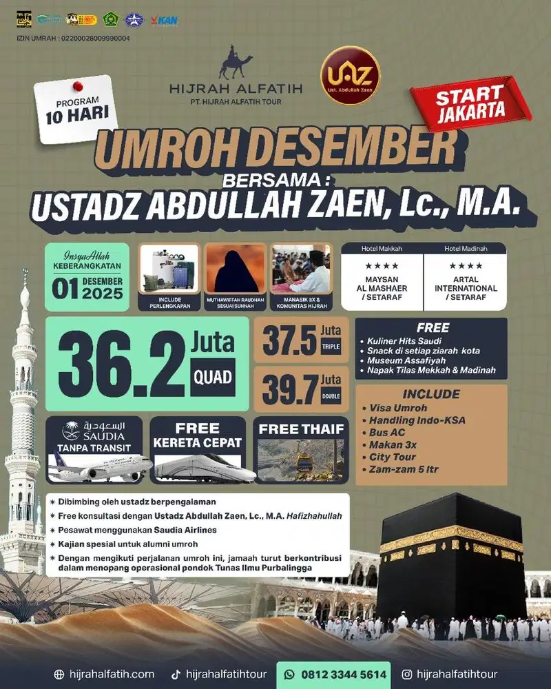 UMROH BERSAMA HIJRAH ALFATIH TOUR