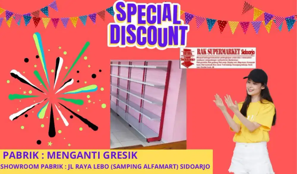 Rak minimarket Gondola