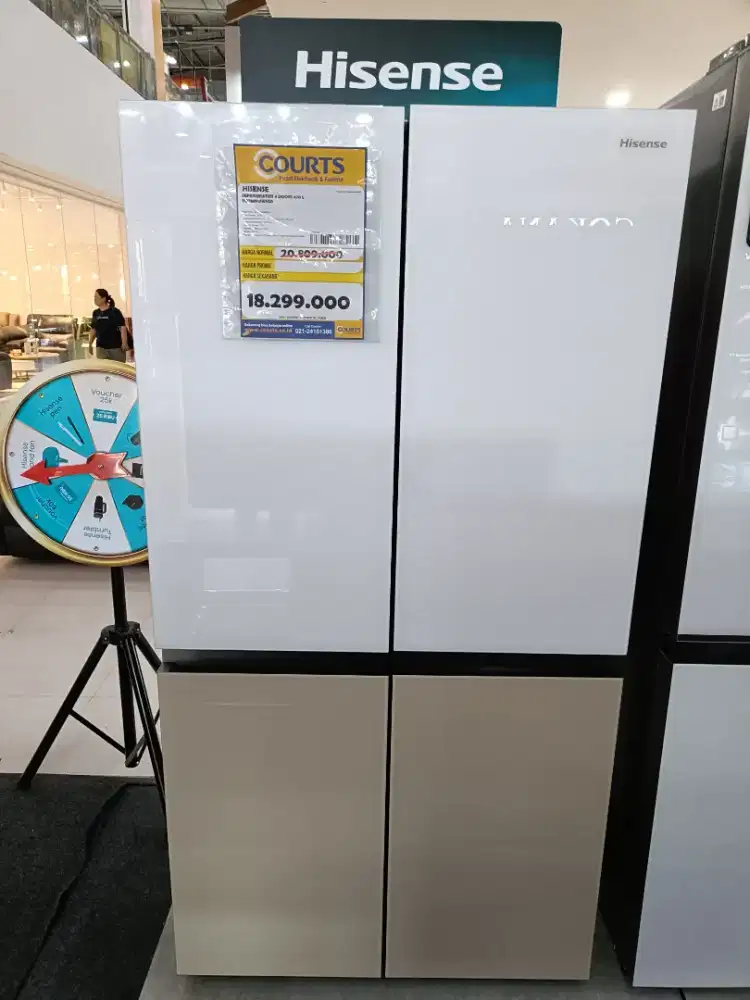 Kredit Kredivo Kulkas 4Pintu 670L Bunga Ringan Tanpa Dp